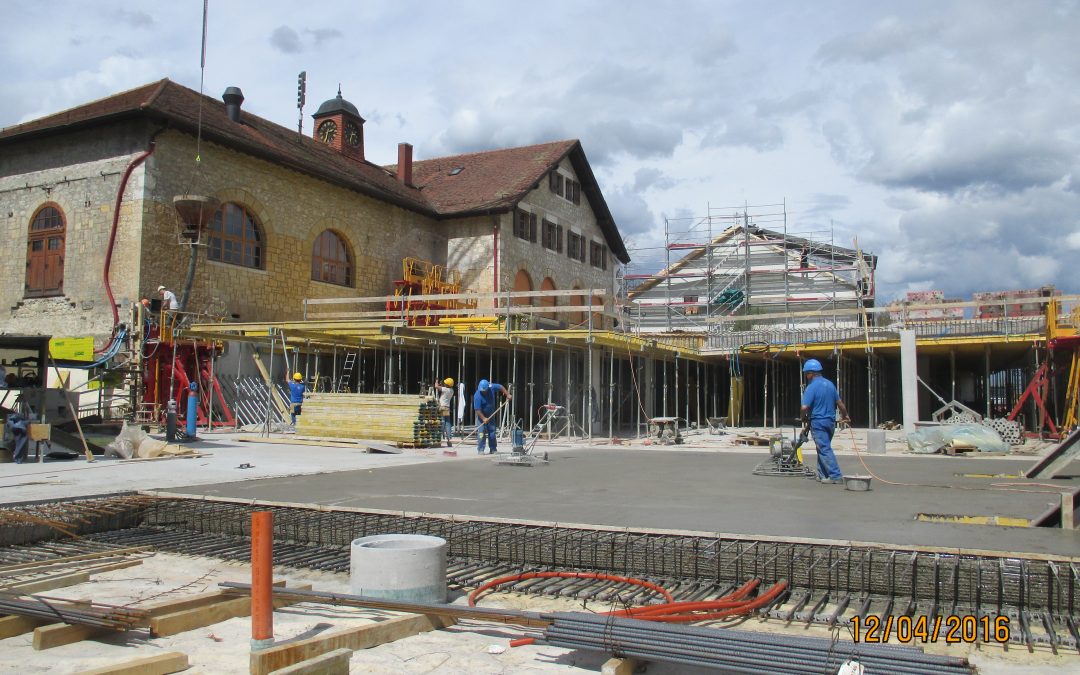 Parking semi-enterré – Commune de Russin (Suisse)