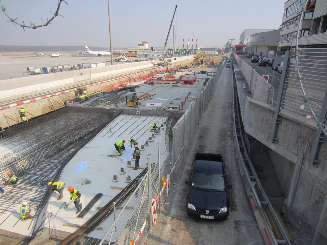 Tranchée couverte – Route douanière – Genève Aéroport (Suisse)