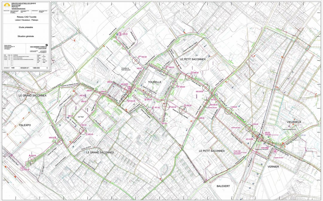 Réseau de chauffage à distance – Liaison Vieusseux-Palexpo – Communes de Vernier, du Petit-Saconnex et du Grand-Saconnex (Suisse)