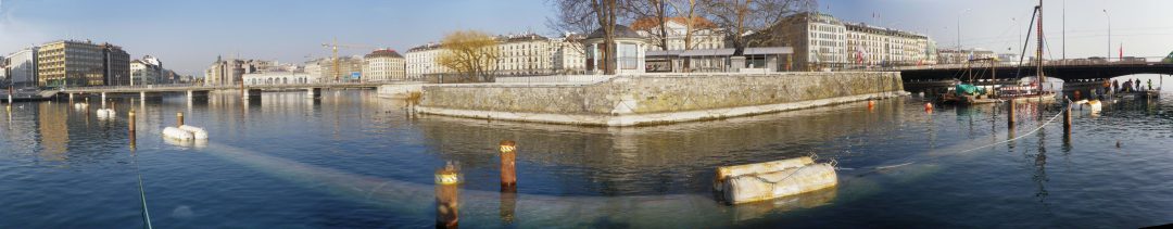 Conduite d’eau filtrée sous lacustre – Prieuré à Arquebuse – Genève – Suisse