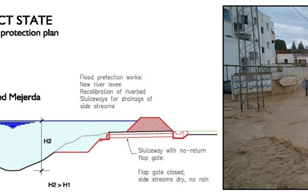 Bassin de l’Oued Mejerda – Protection contre les inondations zone D2 – Tunisie