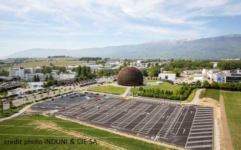 CERN – Parking Globe – Meyrin (Suisse)
