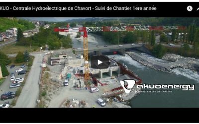 Fin des travaux de construction de l’usine hydroélectrique de Chavort