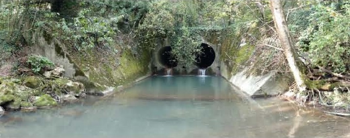 Ruisseau le Gobé – Travaux de micro-tunnelier sous les voies autoroutières – Pregny – Chambésy (Suisse)